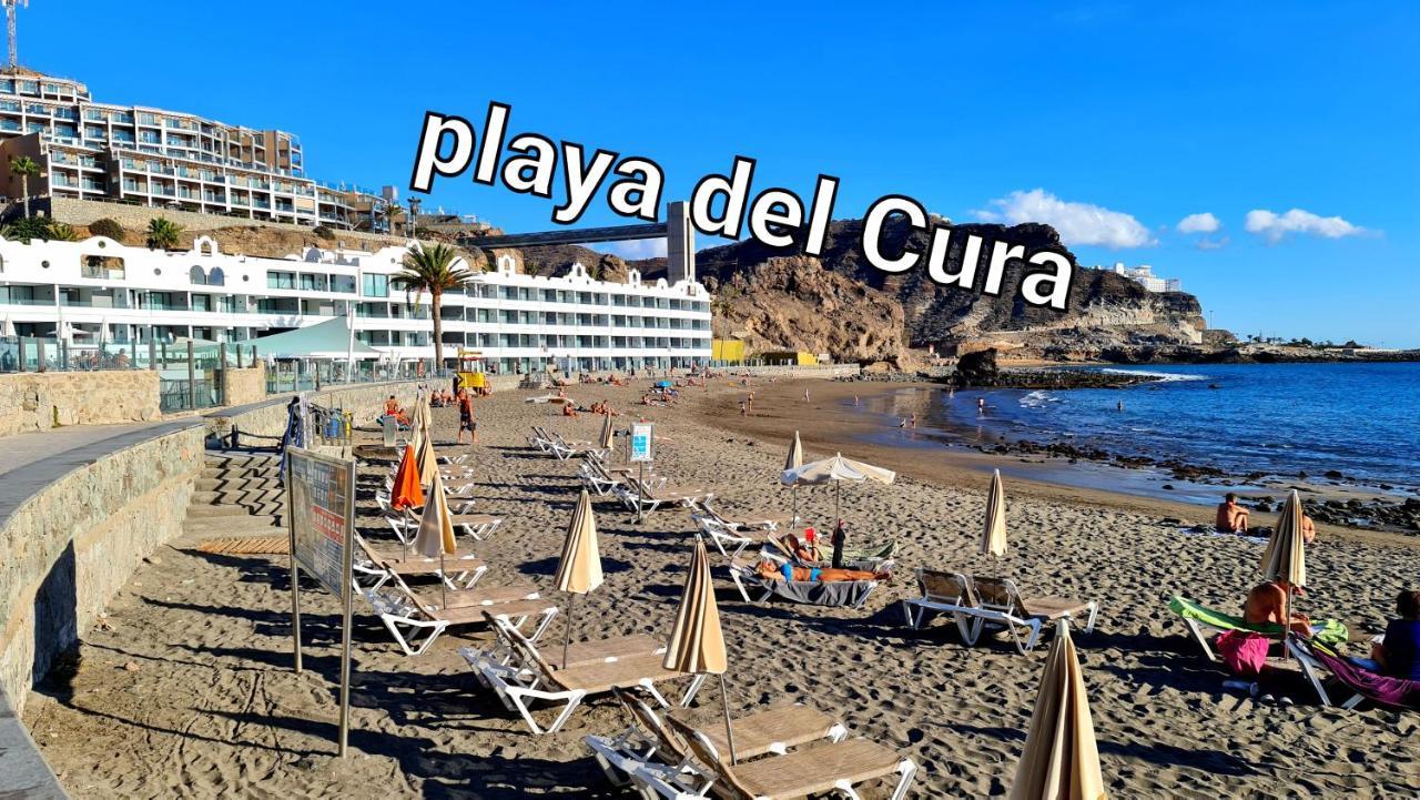 Deluxe 3 Rooms74M2,2Air Condit 2Tv Seaview On Amadores,2 Heatpools, Parking, 600 Mb,Dishwasher,2Lift,,3 Beaches Playa Del Cura  Buitenkant foto