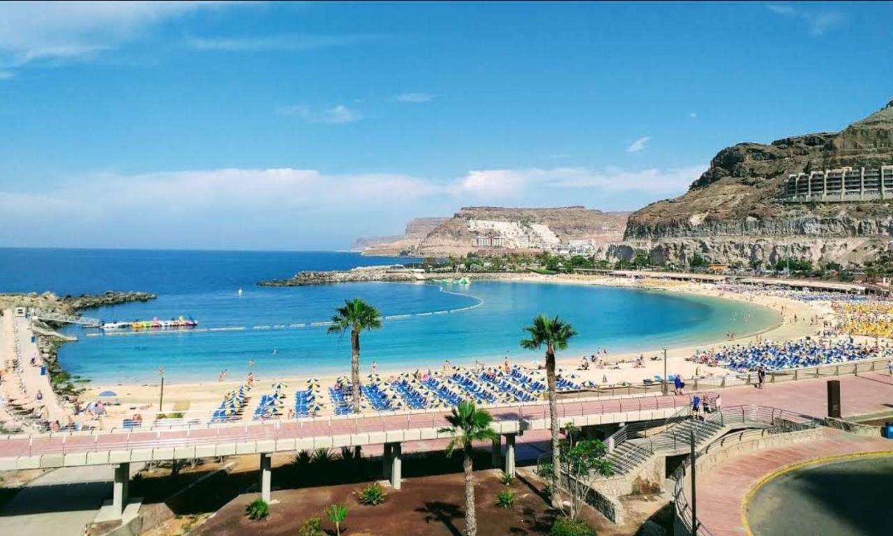 Deluxe 3 Rooms74M2,2Air Condit 2Tv Seaview On Amadores,2 Heatpools, Parking, 600 Mb,Dishwasher,2Lift,,3 Beaches Playa Del Cura  Buitenkant foto