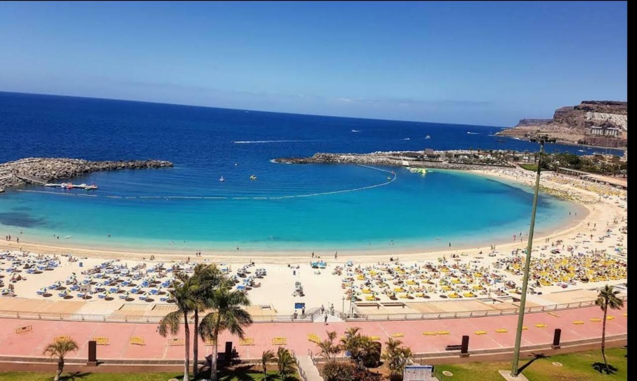 Deluxe 3 Rooms74M2,2Air Condit 2Tv Seaview On Amadores,2 Heatpools, Parking, 600 Mb,Dishwasher,2Lift,,3 Beaches Playa Del Cura  Buitenkant foto