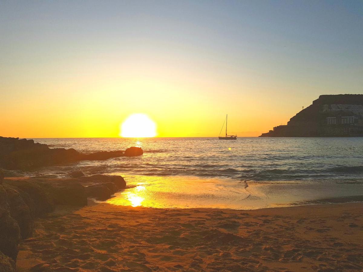 Deluxe 3 Rooms74M2,2Air Condit 2Tv Seaview On Amadores,2 Heatpools, Parking, 600 Mb,Dishwasher,2Lift,,3 Beaches Playa Del Cura  Buitenkant foto